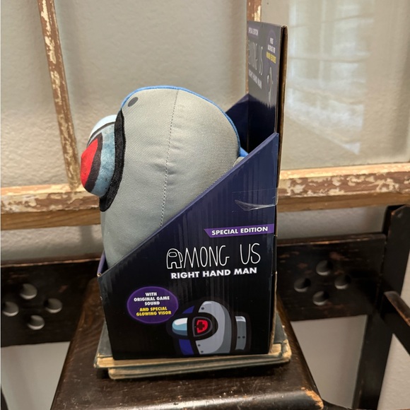 NIB Among Us Special Edition Right Hand Man Crewmate 10in Hidden Features New - Picture 4 of 5